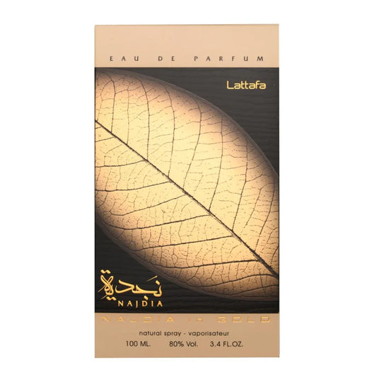 Najdia in Gold 100ml EDP by Lattafa