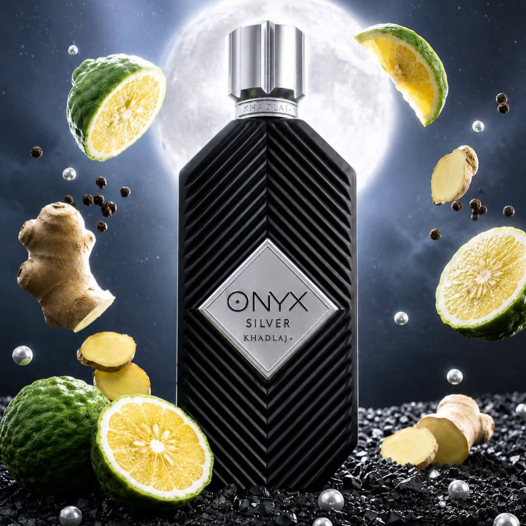 Onyx Silver 100ml EDP by Khadlaj