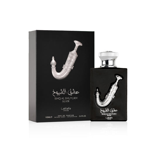 Ishq Al Shuyukh Silver 100ml EDP by Lattafa