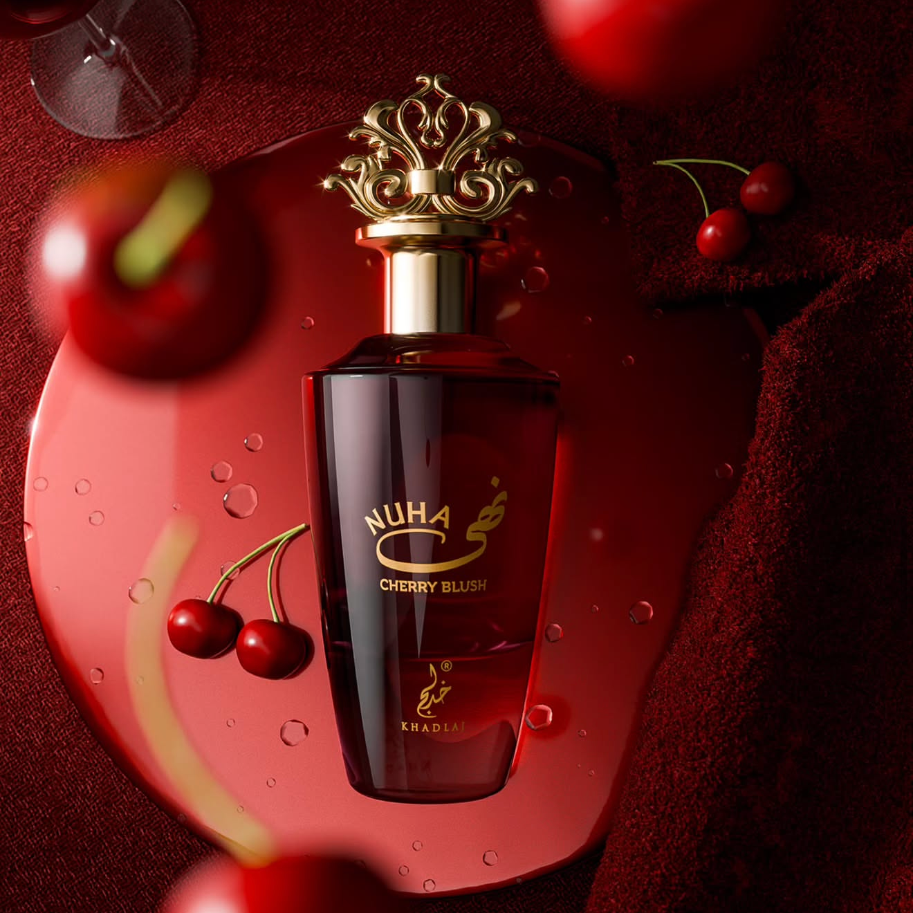 Nuha Cherry Blush 85ml EDP by Khadlaj