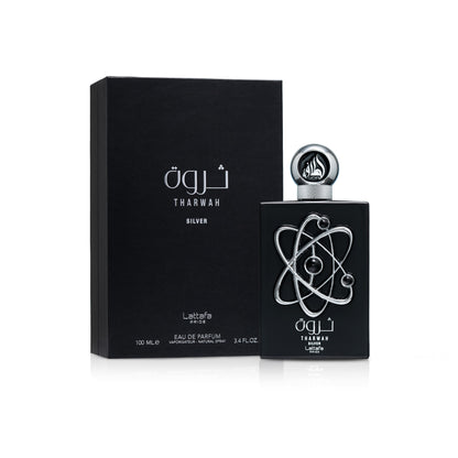 Tharwah Silver 100ml EDP by Lattafa